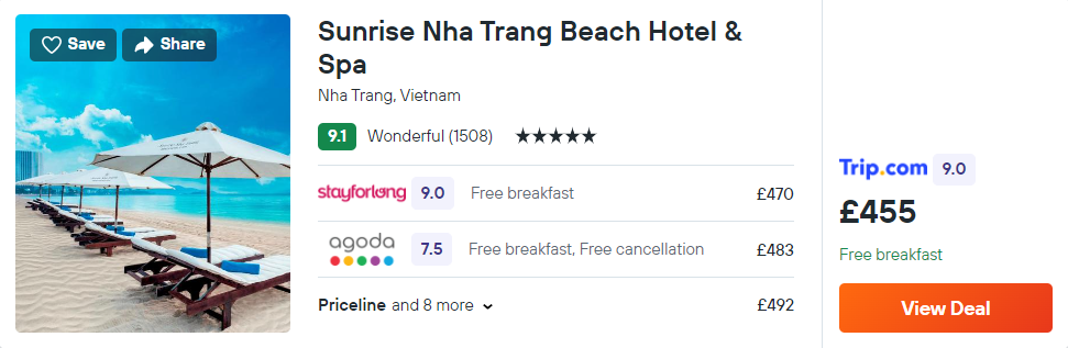 Sunrise Nha Trang Beach Hotel & Spa