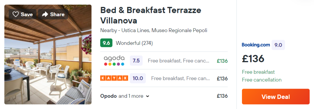 Bed & Breakfast Terrazze Villanova