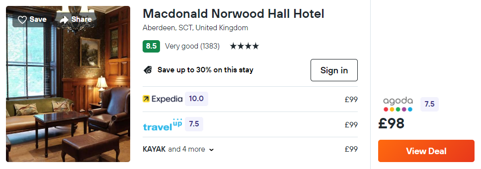 Macdonald Norwood Hall Hotel