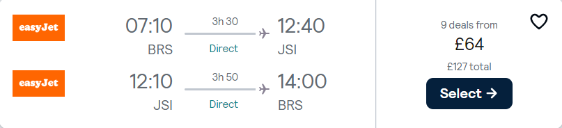 cheap flights to Greece