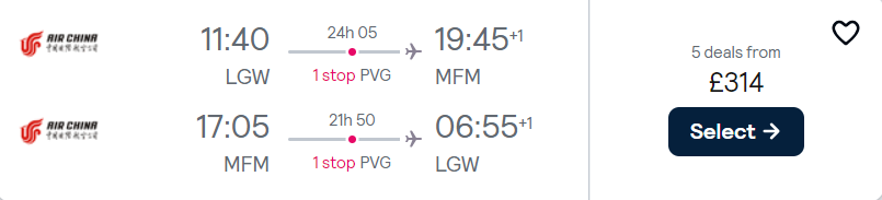 cheap flights to China