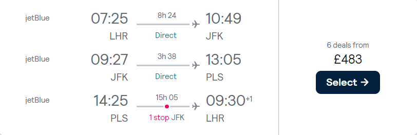 cheap flights to US