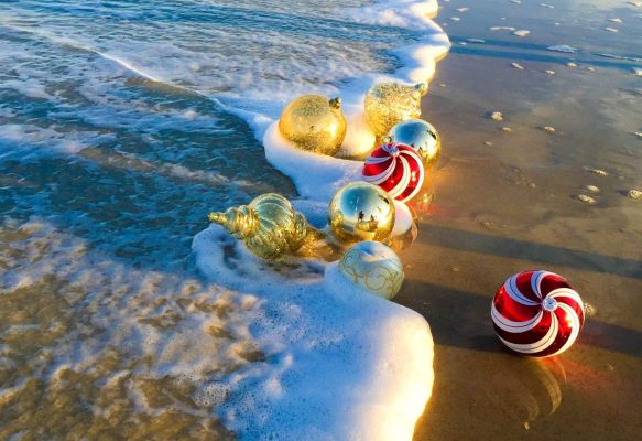 beach christmas