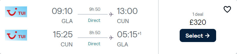 cheap flights TUI