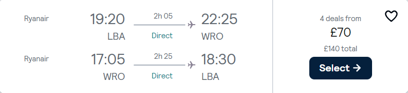 cheap flights to Poland