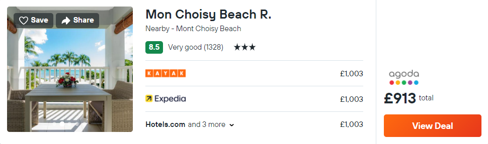 Mon Choisy Beach R.