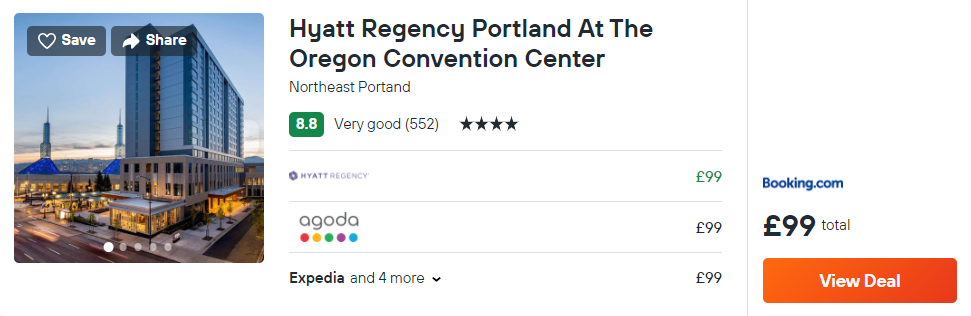 Hyatt Regency Portland At The Oregon Convention Center