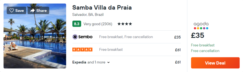 Samba Villa da Praia
