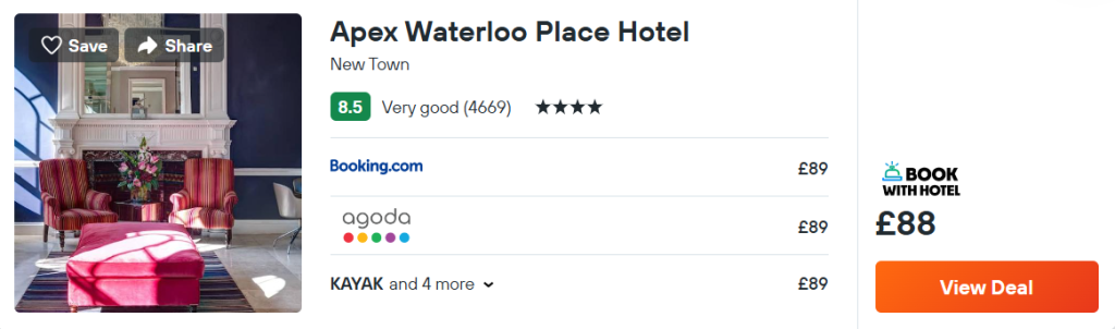 Apex Waterloo Place Hotel