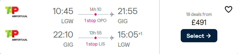 cheap flights to Brazil