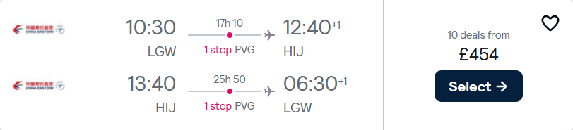 cheap flights to Japan