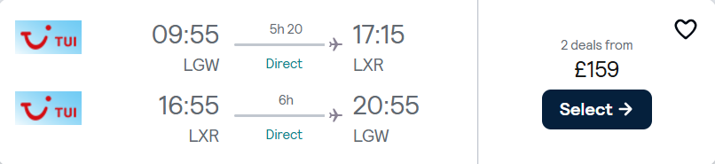 cheap flights to Egypt