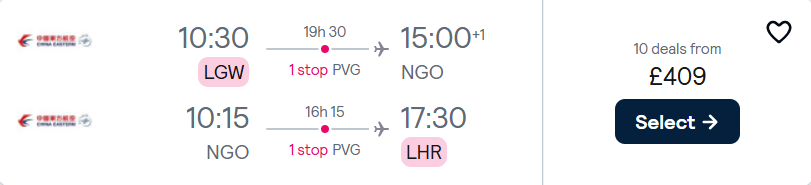 cheap flights to Japan