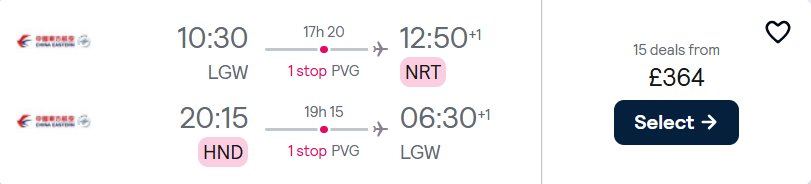 cheap flights to Japan