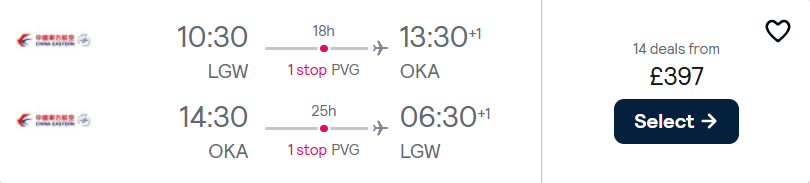 cheap flights to Japan