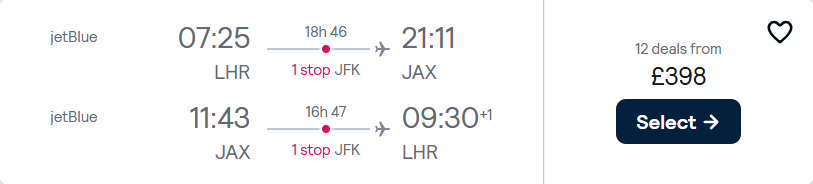 cheap flights to US
