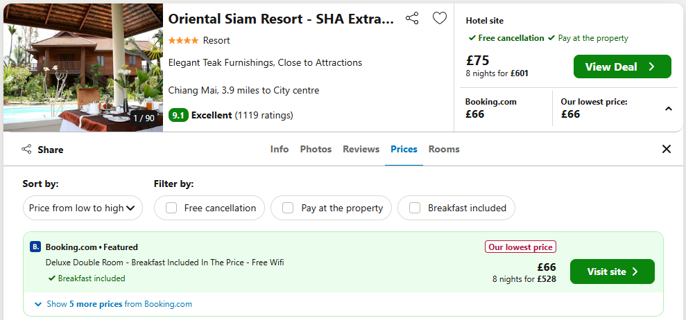 The Oriental Siam Resort