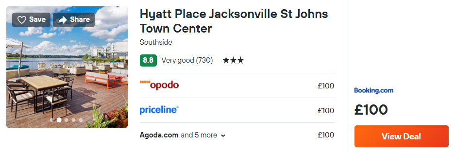 Hyatt Place Jacksonville St Johns Town Center