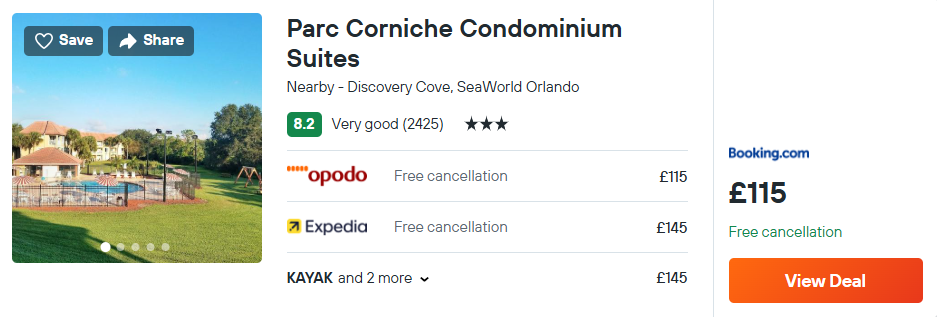 Parc Corniche Condominium Suites