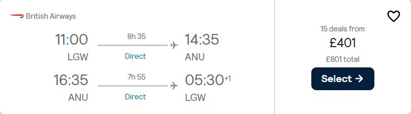 cheap flights to Antigua