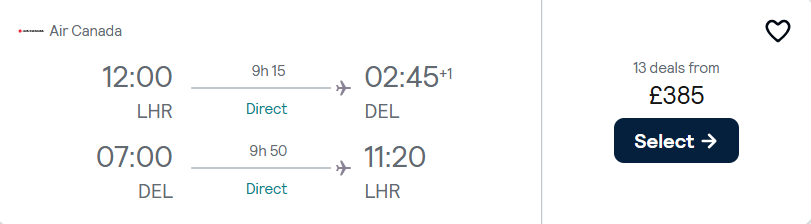 cheap flights to India