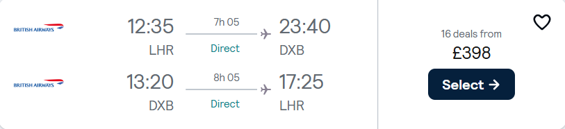 cheap flights to UAE