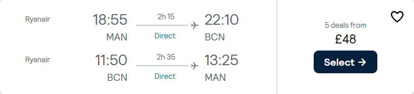 cheap flights to Spain