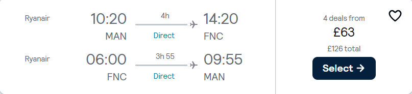 cheap flights to Portugal