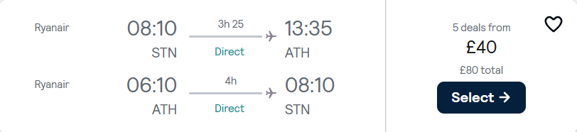cheap flights to Greece