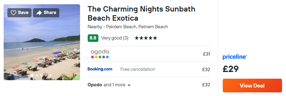The Charming Nights Sunbath Beach Exotica