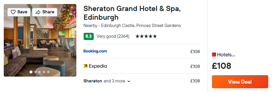 Sheraton Grand Hotel & Spa, Edinburgh