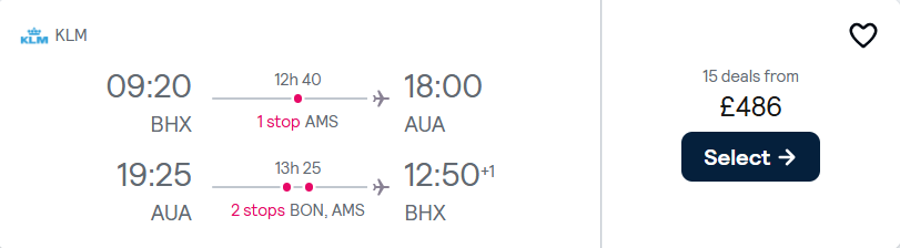 cheap flights to Aruba