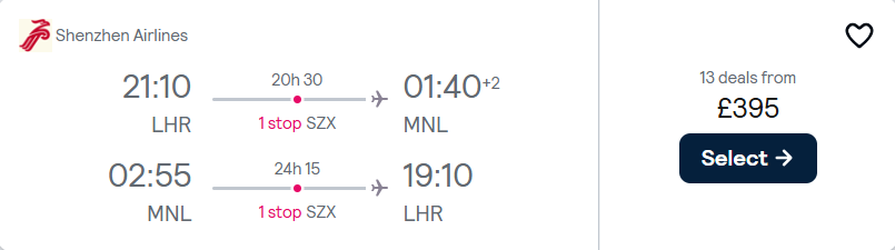 cheap flights to Philippines