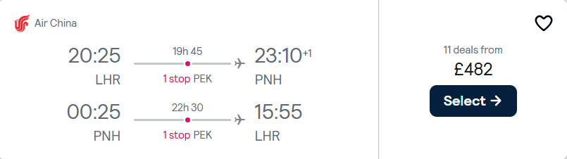 cheap flights to Cambodia