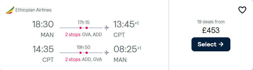 cheap flights to Africa