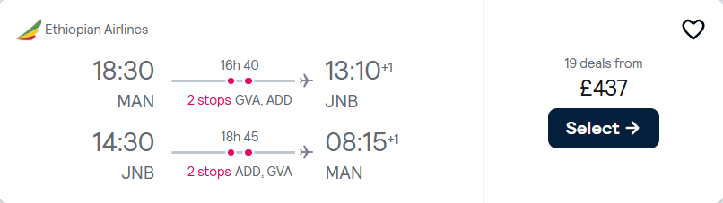cheap flights to Africa