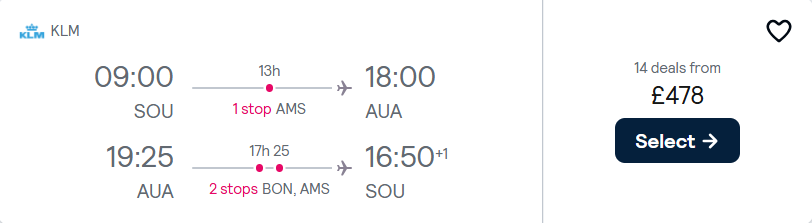cheap flights to Aruba