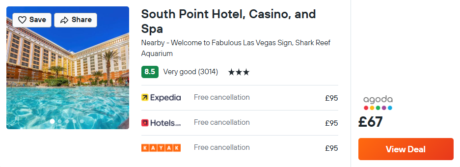 South Point Hotel, Casino, and Spa