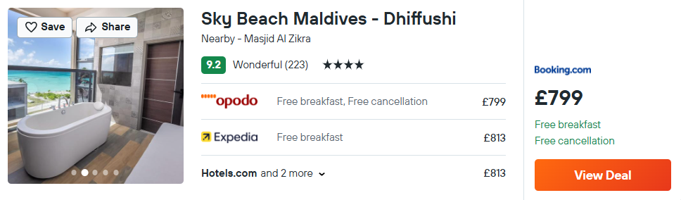 Sky Beach Maldives - Dhiffushi