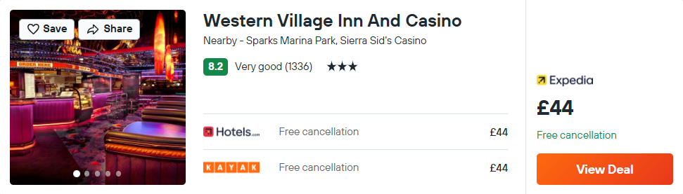 Western Village Inn And Casino