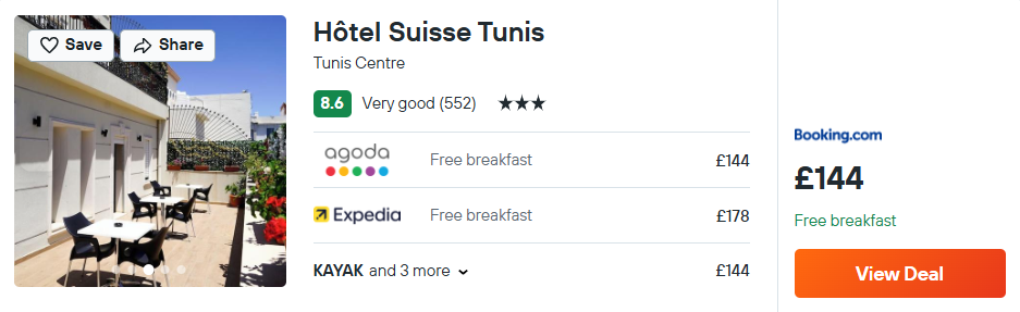 Hôtel Suisse Tunis