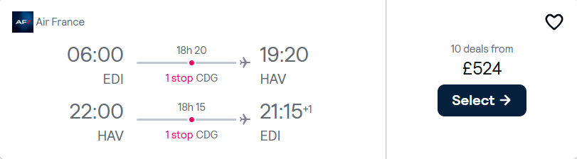 cheap flights to Cuba