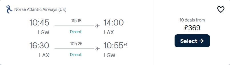 cheap flights to US