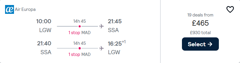 cheap flights to Brazil