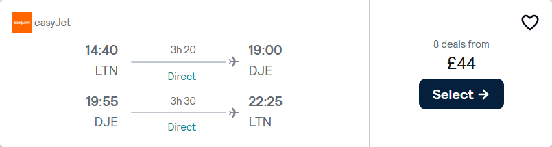 cheap flights to Tunisia