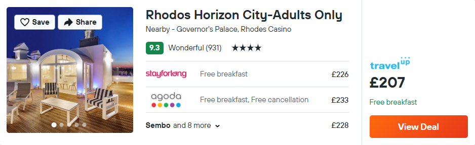 Rhodos Horizon City-Adults Only