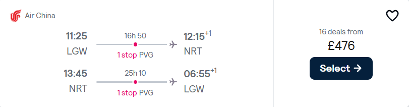 cheap flights to Japan