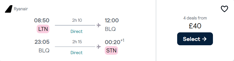 cheap flights to Italy