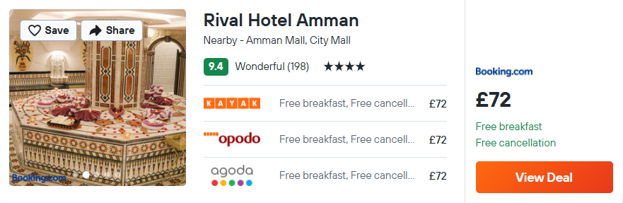 Rival Hotel Amman