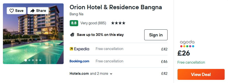 Orion Hotel & Residence Bangna